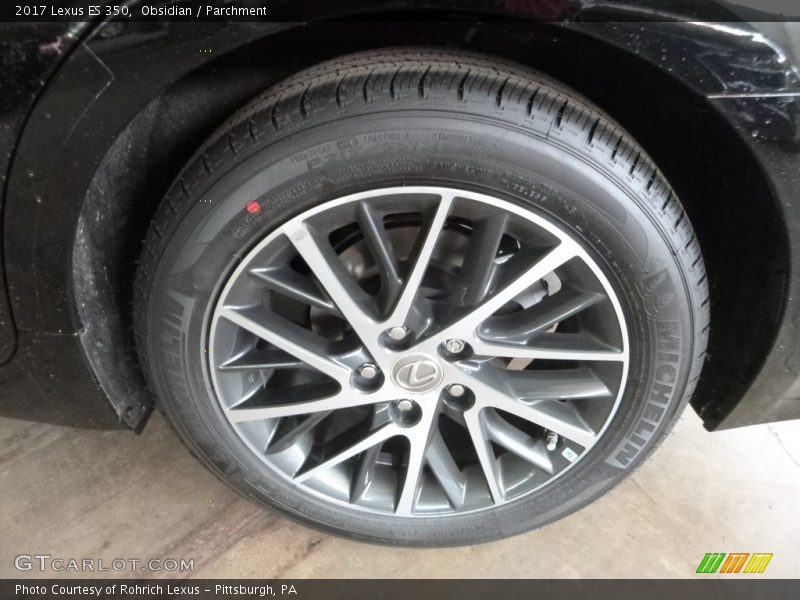Obsidian / Parchment 2017 Lexus ES 350