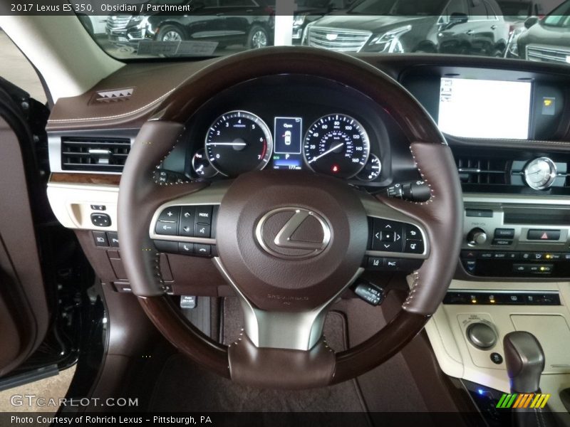 Obsidian / Parchment 2017 Lexus ES 350