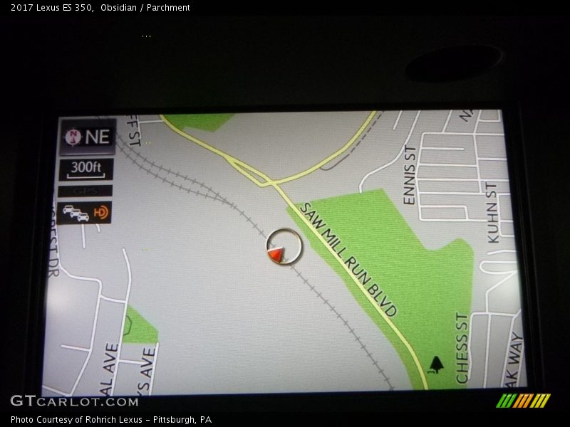 Obsidian / Parchment 2017 Lexus ES 350