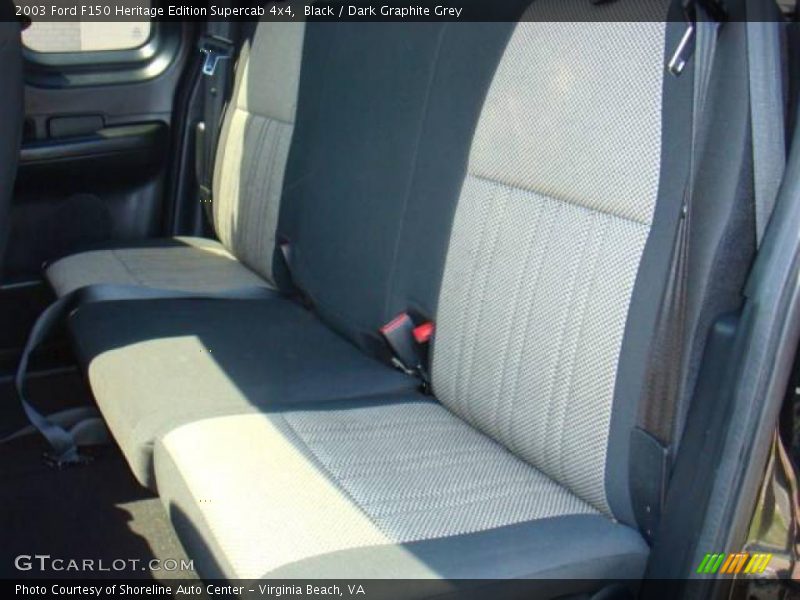 Black / Dark Graphite Grey 2003 Ford F150 Heritage Edition Supercab 4x4