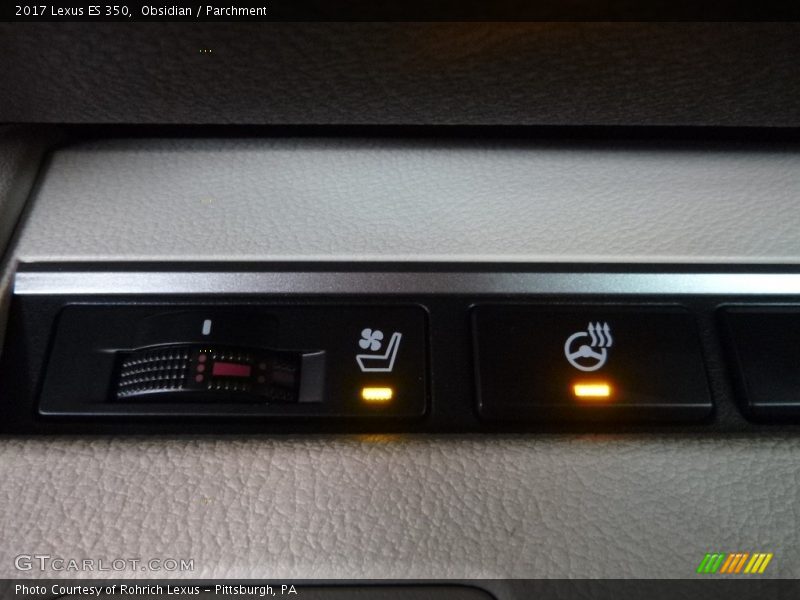 Obsidian / Parchment 2017 Lexus ES 350