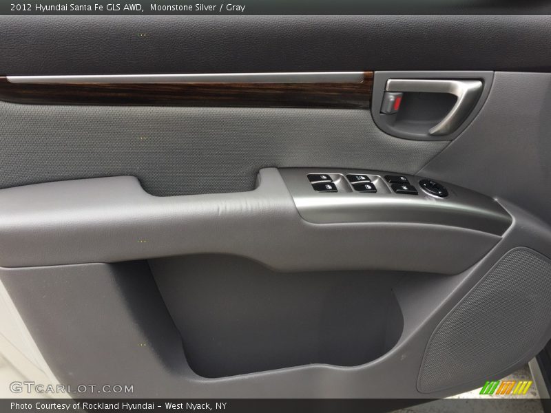 Moonstone Silver / Gray 2012 Hyundai Santa Fe GLS AWD