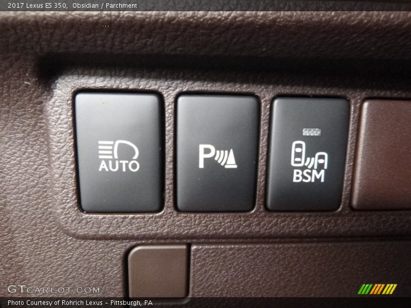 Obsidian / Parchment 2017 Lexus ES 350