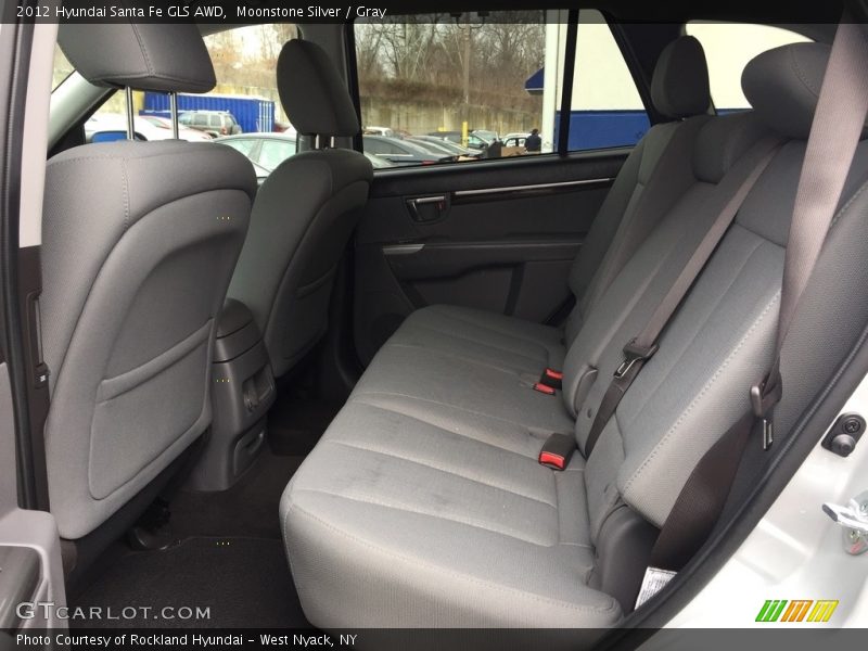 Moonstone Silver / Gray 2012 Hyundai Santa Fe GLS AWD
