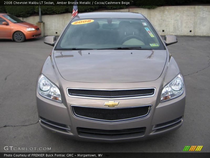 Amber Bronze Metallic / Cocoa/Cashmere Beige 2008 Chevrolet Malibu LT Sedan