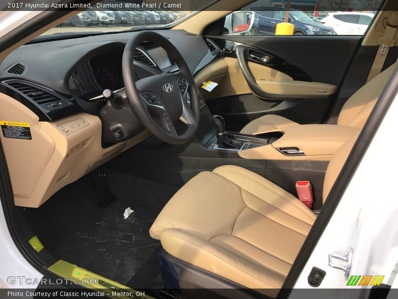 Diamond White Pearl / Camel 2017 Hyundai Azera Limited