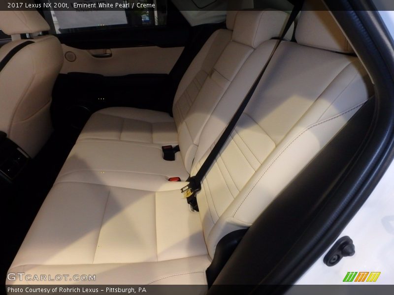 Rear Seat of 2017 NX 200t