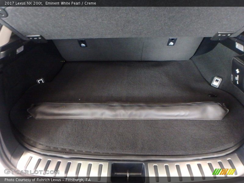  2017 NX 200t Trunk