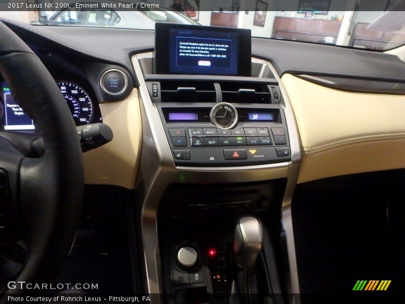 Controls of 2017 NX 200t