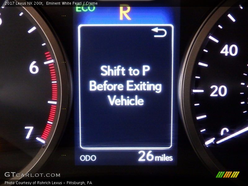Eminent White Pearl / Creme 2017 Lexus NX 200t