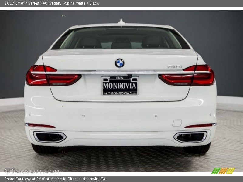 Alpine White / Black 2017 BMW 7 Series 740i Sedan