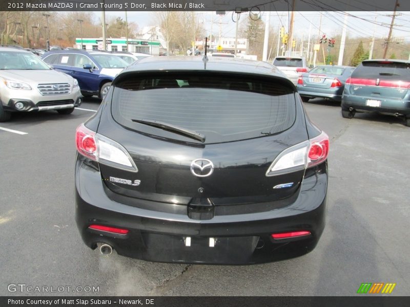 Black Mica / Black 2012 Mazda MAZDA3 i Grand Touring 5 Door