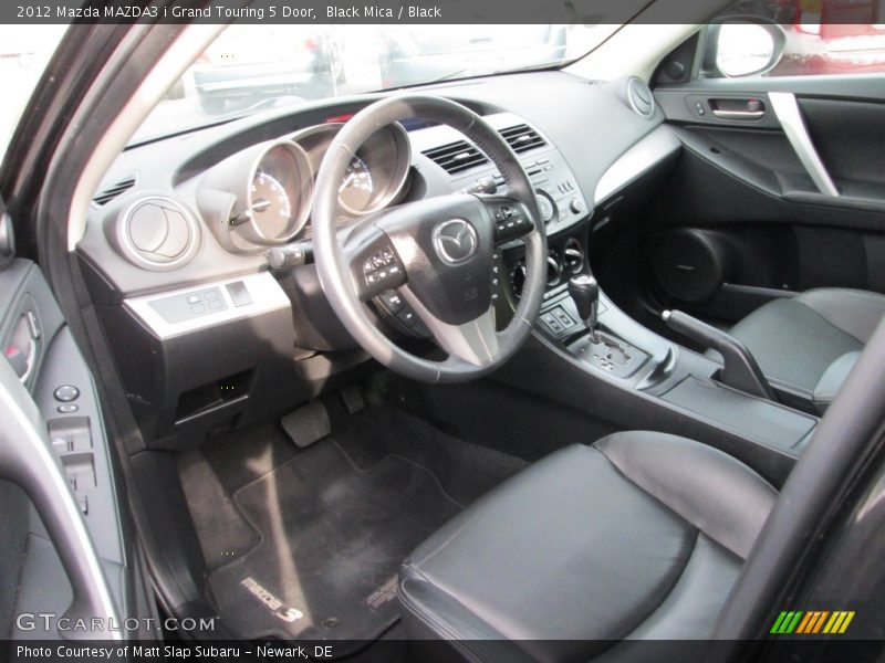 Black Mica / Black 2012 Mazda MAZDA3 i Grand Touring 5 Door