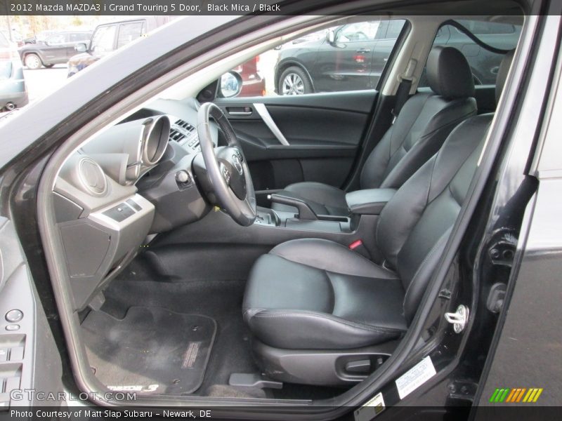 Black Mica / Black 2012 Mazda MAZDA3 i Grand Touring 5 Door