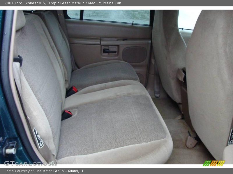 Tropic Green Metallic / Medium Prairie Tan 2001 Ford Explorer XLS