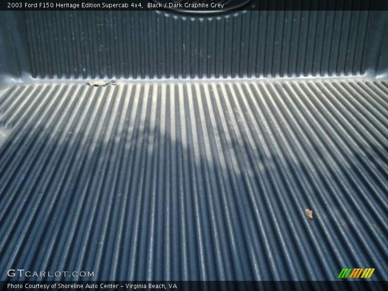 Black / Dark Graphite Grey 2003 Ford F150 Heritage Edition Supercab 4x4