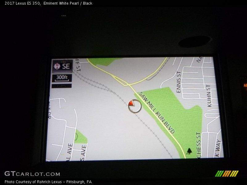 Eminent White Pearl / Black 2017 Lexus ES 350