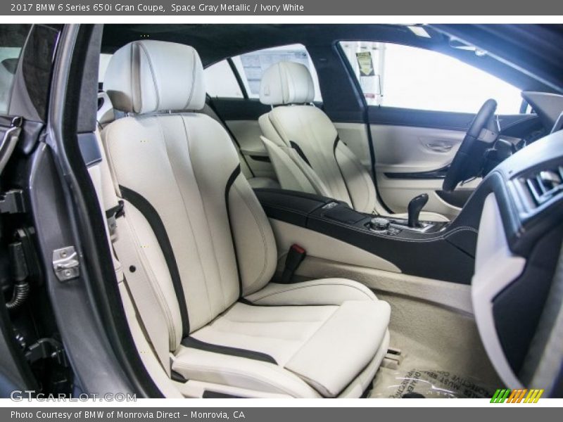  2017 6 Series 650i Gran Coupe Ivory White Interior