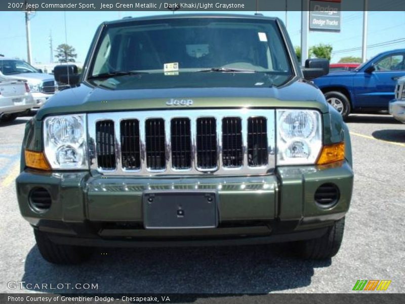 Jeep Green Metallic / Dark Khaki/Light Graystone 2007 Jeep Commander Sport