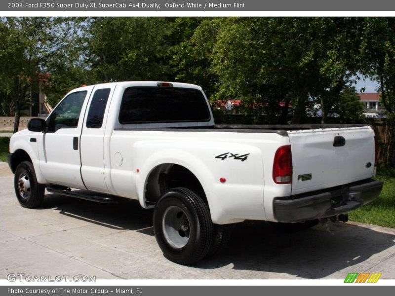 Oxford White / Medium Flint 2003 Ford F350 Super Duty XL SuperCab 4x4 Dually