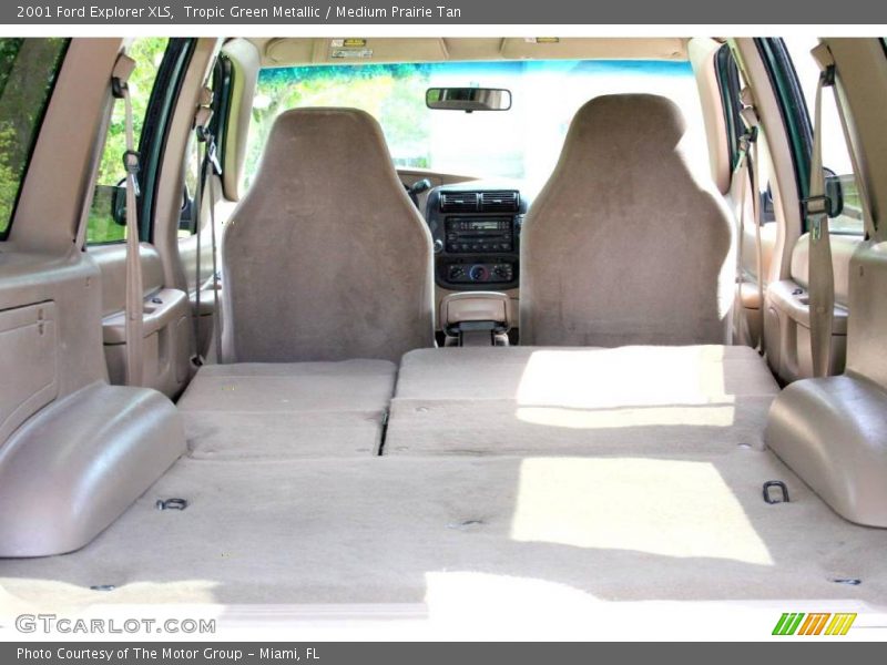 Tropic Green Metallic / Medium Prairie Tan 2001 Ford Explorer XLS
