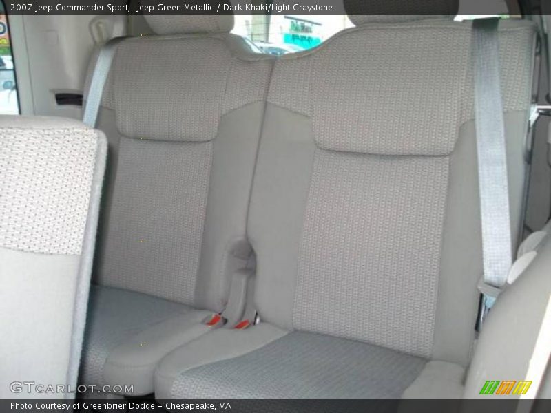 Jeep Green Metallic / Dark Khaki/Light Graystone 2007 Jeep Commander Sport