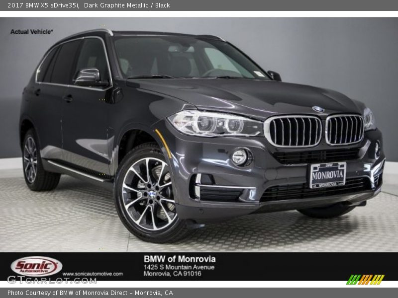 Dark Graphite Metallic / Black 2017 BMW X5 sDrive35i