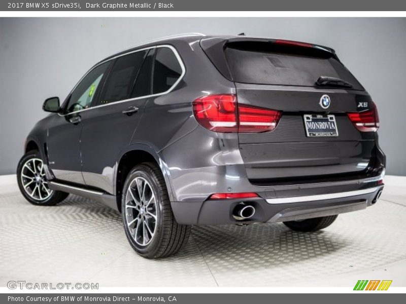 Dark Graphite Metallic / Black 2017 BMW X5 sDrive35i