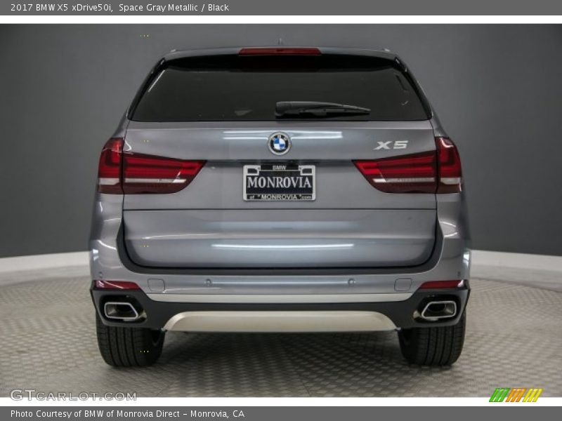 Space Gray Metallic / Black 2017 BMW X5 xDrive50i