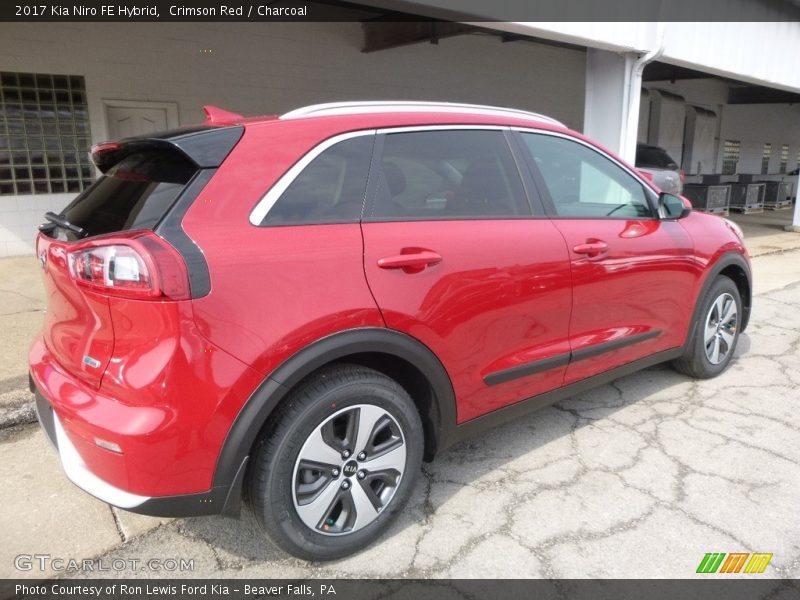Crimson Red / Charcoal 2017 Kia Niro FE Hybrid