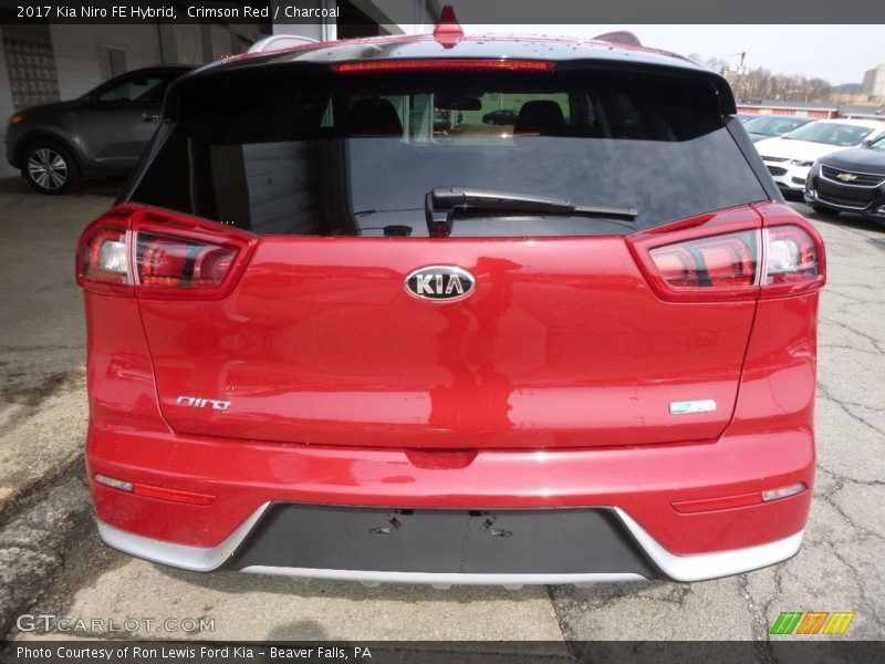 Crimson Red / Charcoal 2017 Kia Niro FE Hybrid