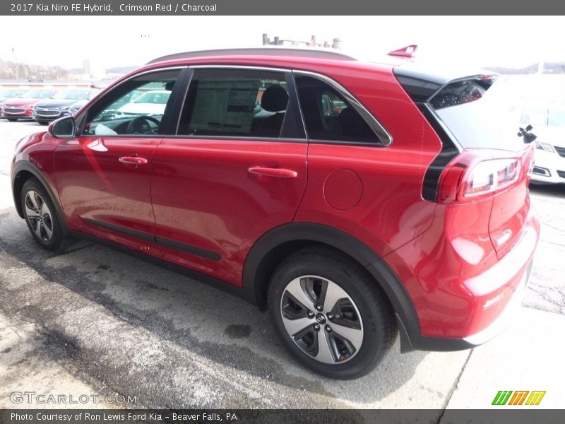 Crimson Red / Charcoal 2017 Kia Niro FE Hybrid