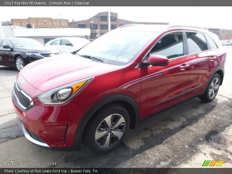 Crimson Red / Charcoal 2017 Kia Niro FE Hybrid