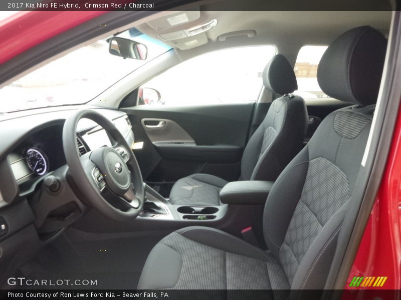 Crimson Red / Charcoal 2017 Kia Niro FE Hybrid
