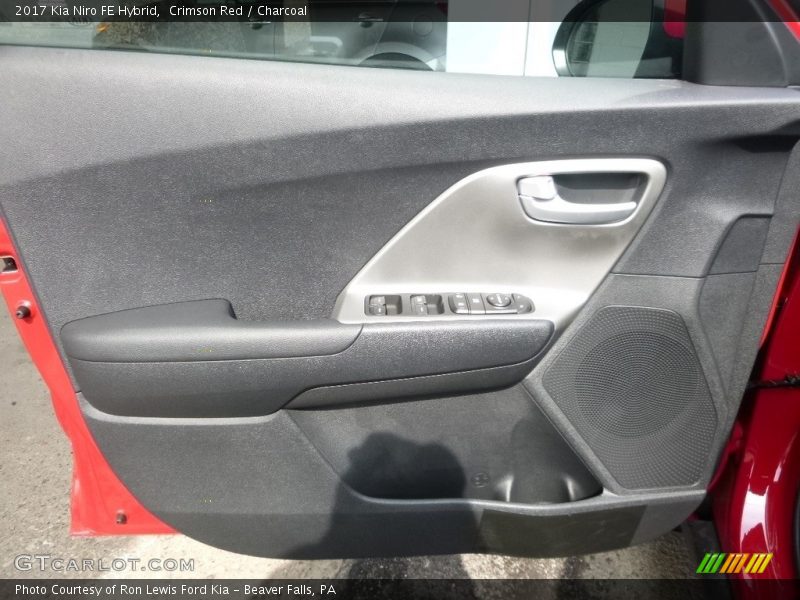 Crimson Red / Charcoal 2017 Kia Niro FE Hybrid