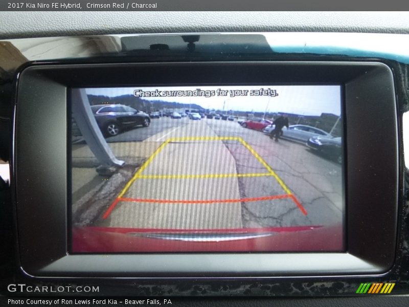 Crimson Red / Charcoal 2017 Kia Niro FE Hybrid