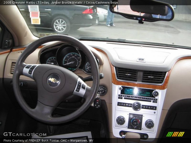 Amber Bronze Metallic / Cocoa/Cashmere Beige 2008 Chevrolet Malibu LT Sedan
