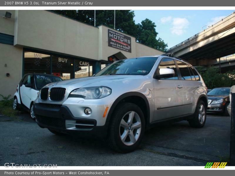 Titanium Silver Metallic / Gray 2007 BMW X5 3.0si