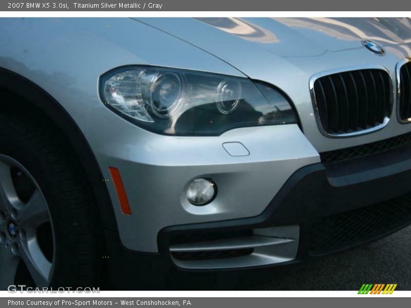 Titanium Silver Metallic / Gray 2007 BMW X5 3.0si