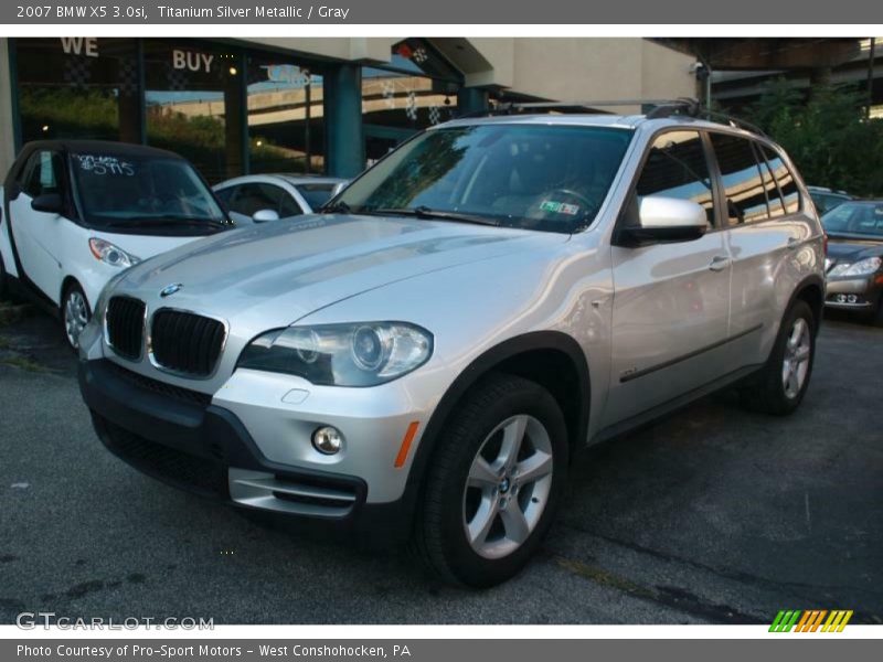 Titanium Silver Metallic / Gray 2007 BMW X5 3.0si