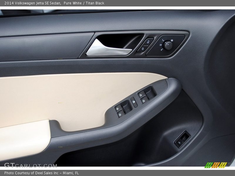 Pure White / Titan Black 2014 Volkswagen Jetta SE Sedan