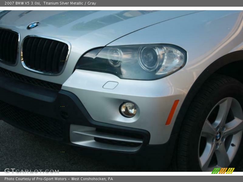 Titanium Silver Metallic / Gray 2007 BMW X5 3.0si