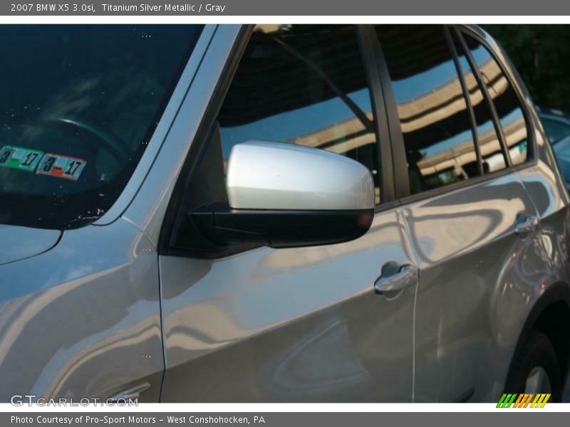 Titanium Silver Metallic / Gray 2007 BMW X5 3.0si