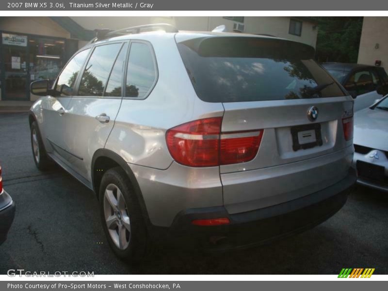 Titanium Silver Metallic / Gray 2007 BMW X5 3.0si