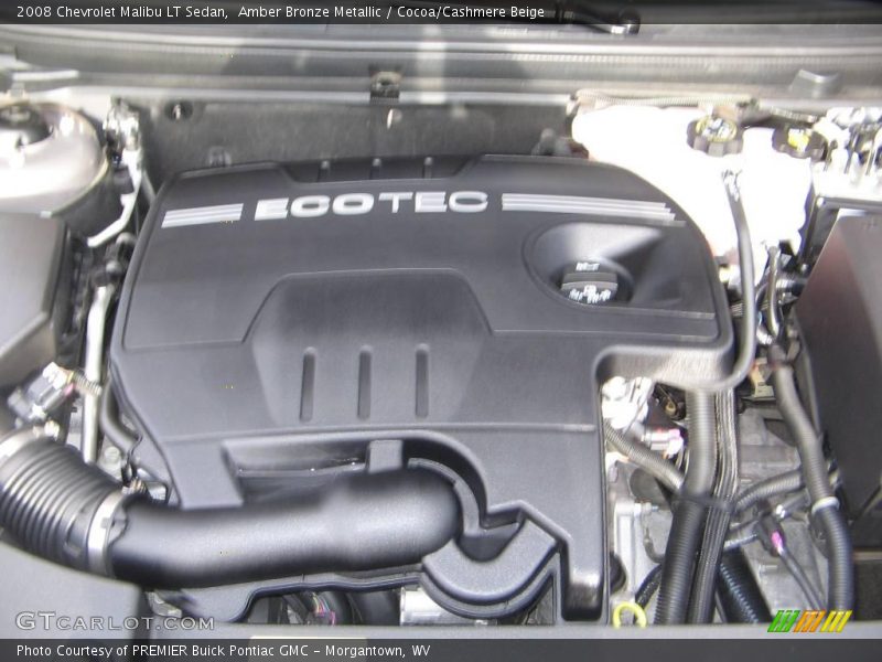 Amber Bronze Metallic / Cocoa/Cashmere Beige 2008 Chevrolet Malibu LT Sedan