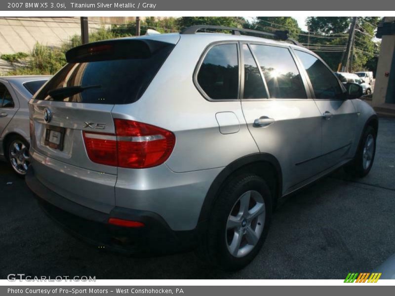 Titanium Silver Metallic / Gray 2007 BMW X5 3.0si