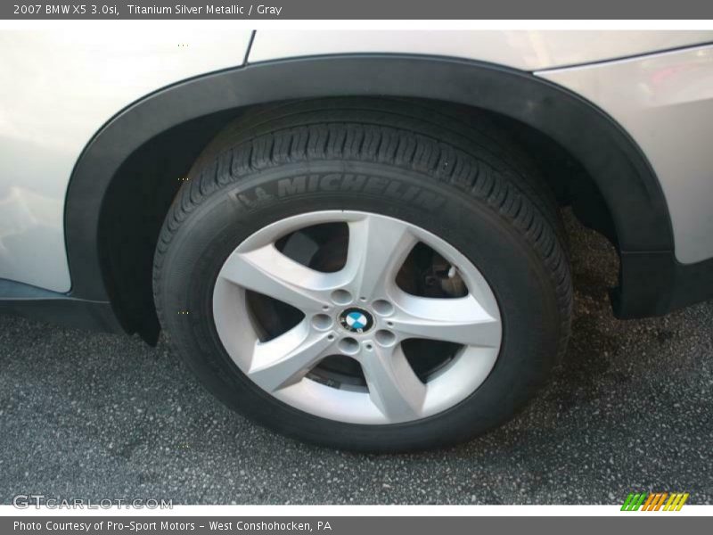 Titanium Silver Metallic / Gray 2007 BMW X5 3.0si