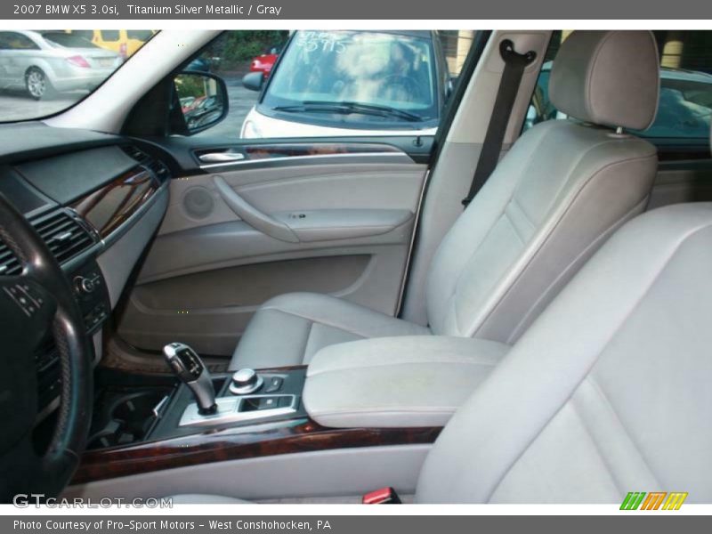 Titanium Silver Metallic / Gray 2007 BMW X5 3.0si