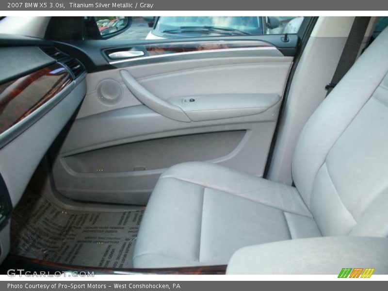 Titanium Silver Metallic / Gray 2007 BMW X5 3.0si