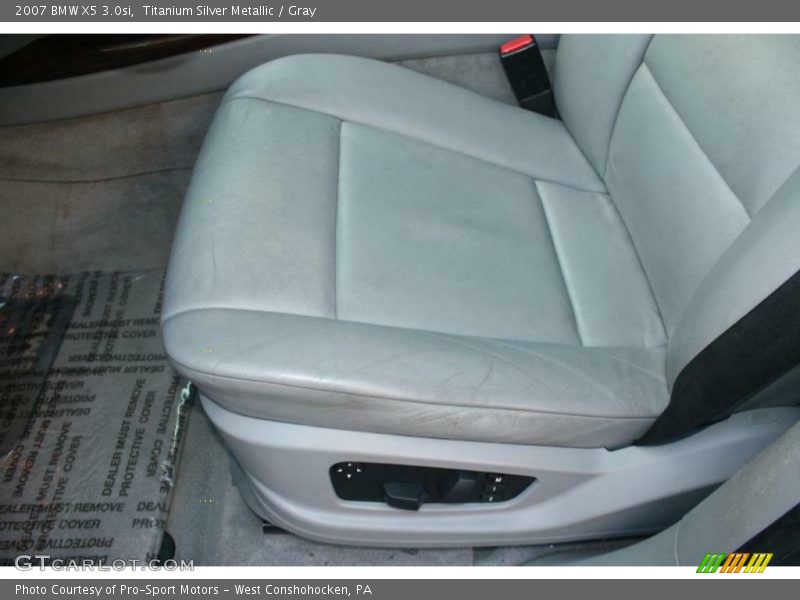 Titanium Silver Metallic / Gray 2007 BMW X5 3.0si